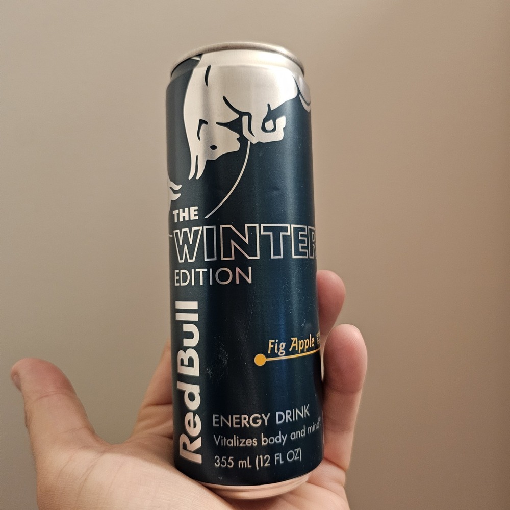Red Bull Winter Fig Apple Edition Discontinued 12 Oz